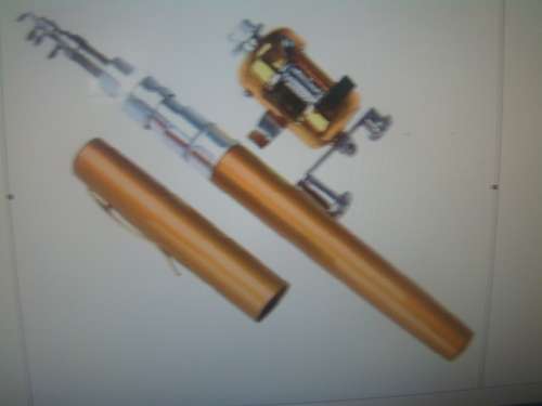 FISHING ROD IN PEN CASE