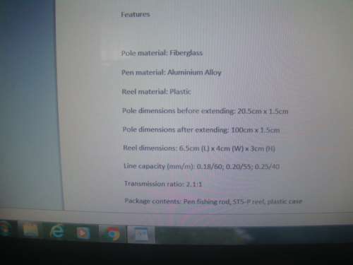 FISHING ROD IN PEN CASE