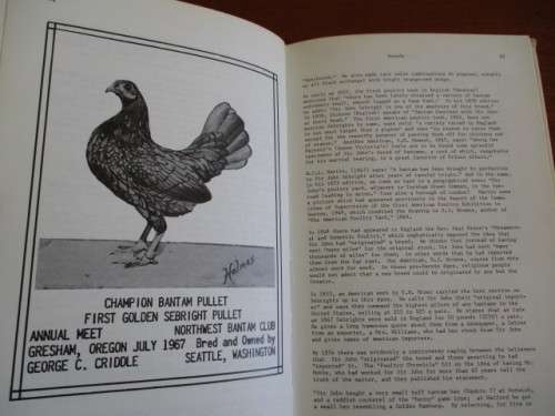 Bantam breeding and genetics