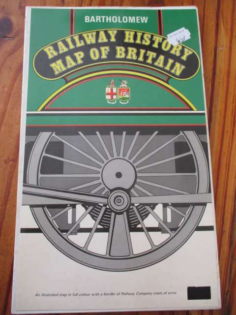 RAILWAY HISTORY MAP OF BRITAIN