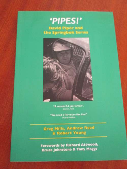 Signed copy. PIPES. David Piper and the Springbok Series