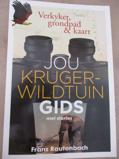 JOU KRUGERWILDTUIN GIDS met stories. Verkyker, grondpad & kaart.