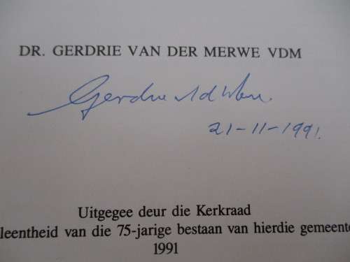 NG Gemeente KURUMAN 1916-1991. Strome Lewende Water