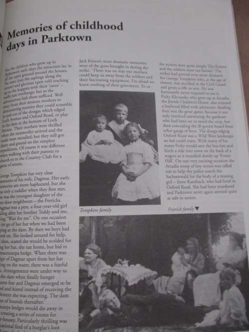 PARKTOWN Centenary Souvenir 1892-1992