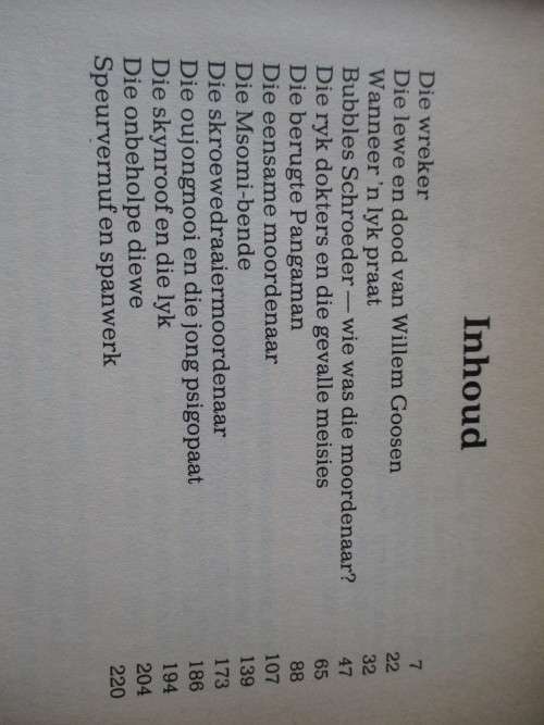 Loon van die sonde. WARE SA MISDAADVERHALE.  Chris Vermaak