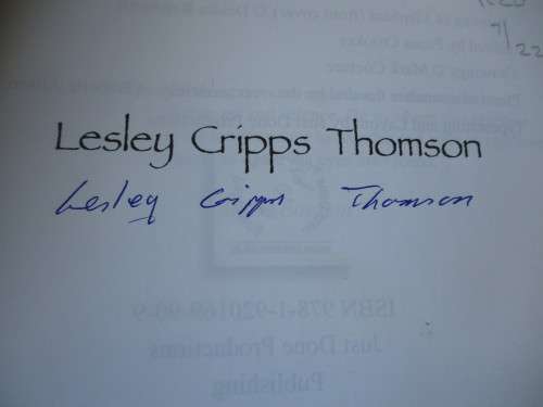 SIGNED.  The Derelict House  Elephants in my garden  Lesley Cripps Thomson