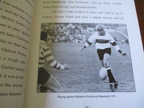 SIGNED. Hugh Bladen a rugby memoir  Blades ` I`m available`