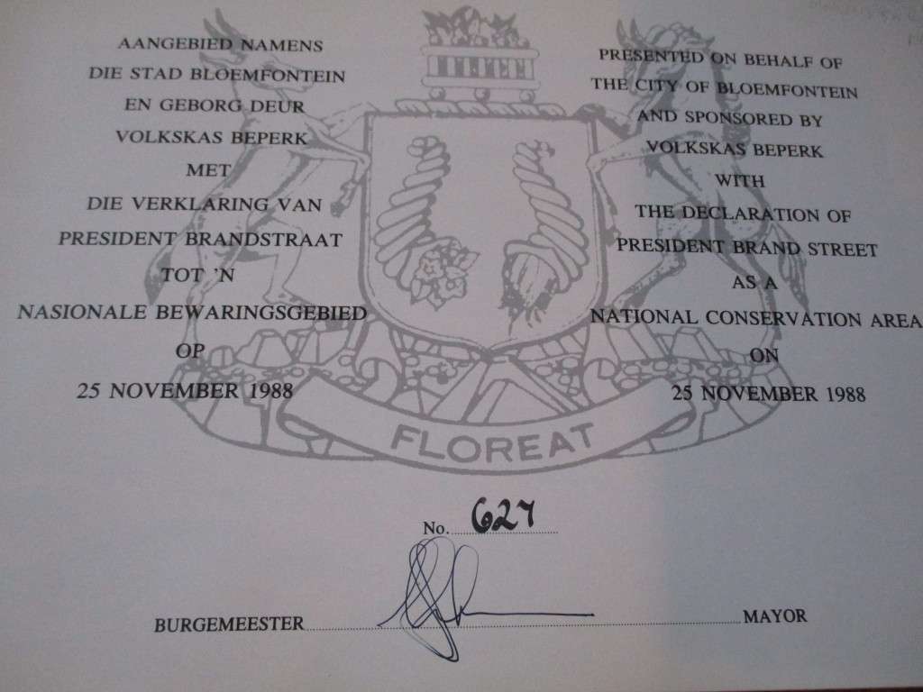 President Brandstraat  President Brand Street M.C.E Van Schoor