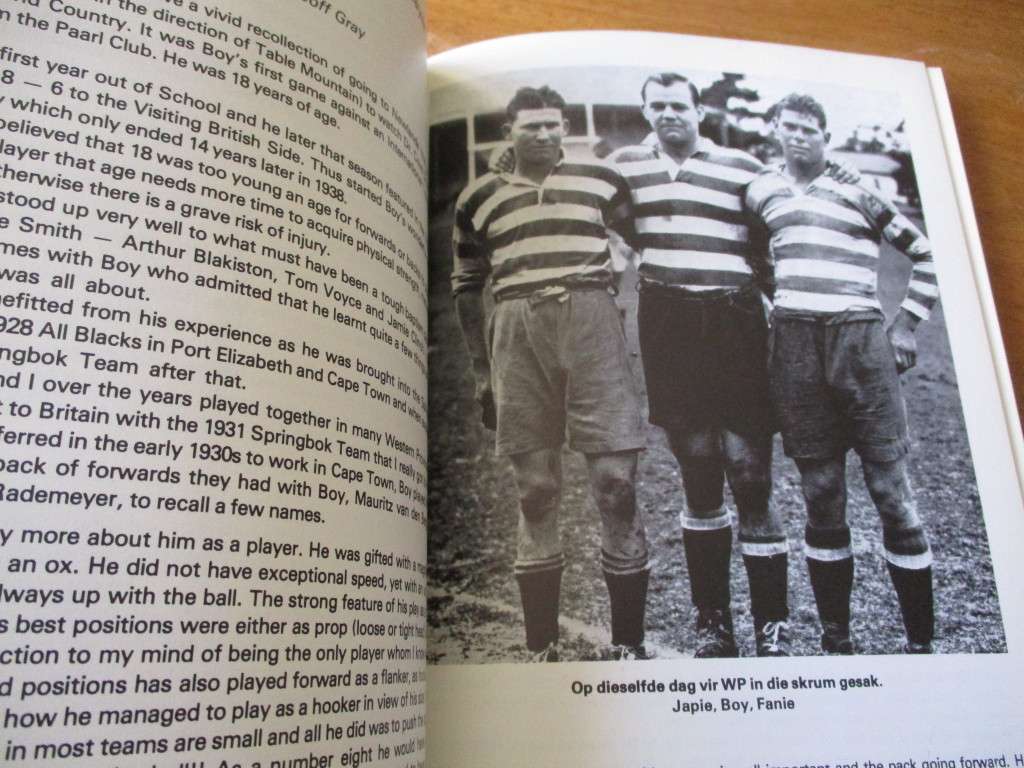 PAARL Rugby 1883-1983 Jan Fritz