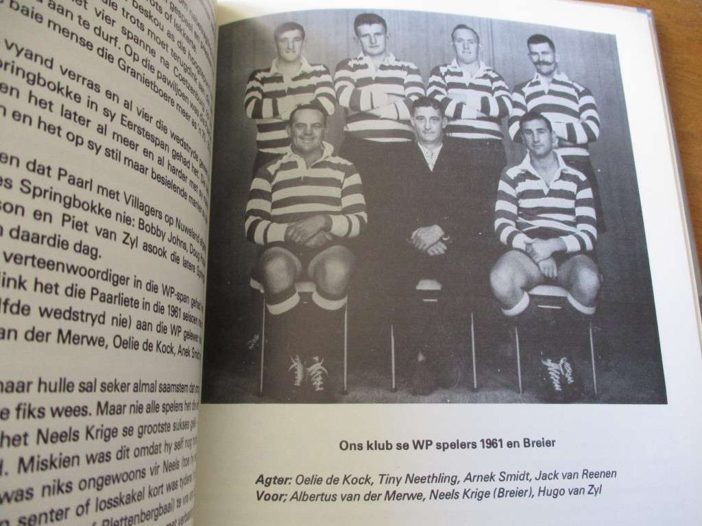 PAARL Rugby 1883-1983 Jan Fritz