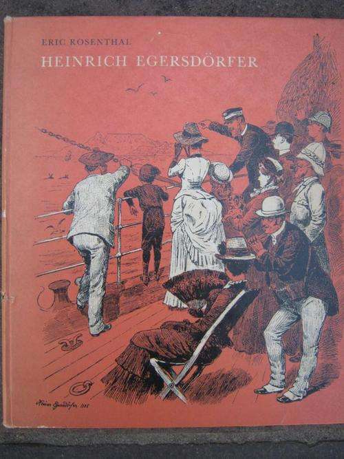 HEINRICH EGERSDORFER - An Old-Time Sketchbook. 'n Outydse Sketsboek. SIGNED - Eric Rosenthal