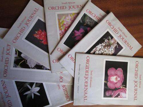 Suid-Afrikaanse Orgideejoernaal. 7 VOLUMES 1984-87. South African Orchid Journal