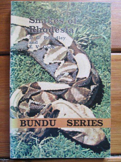 SNAKES OF RHODESIA. Bundu Series