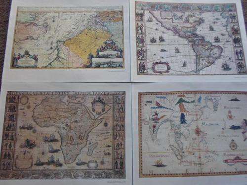 4 PRINTS - Old Maps