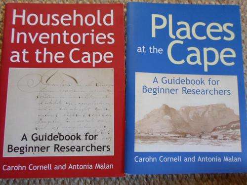 PLACES AT THE CAPE & HOUSEHOLD INVENTORIES AT THE CAPE