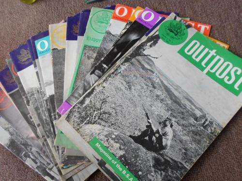 OUTPOST. Magazine of the B.S.A. Police. 19 Volumes between 1968 and 1979