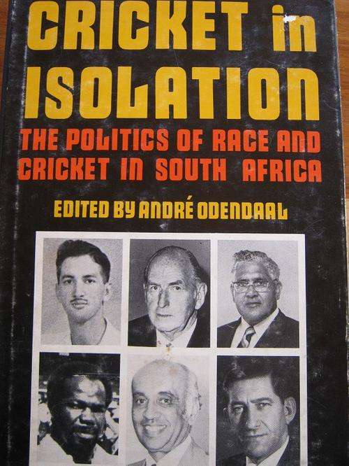 LIMITED EDITION. SIGNED by Editor Andre Odendaal. POLITICS OF RACE & CRICKET IN SA.