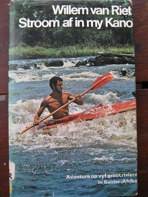 Stroom af in my Kano. AVONTURE OP 5 GROOT RIVIERE IN SA. Willem van Riet