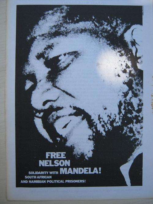 Free Nelson Mandela Campaign Flyer