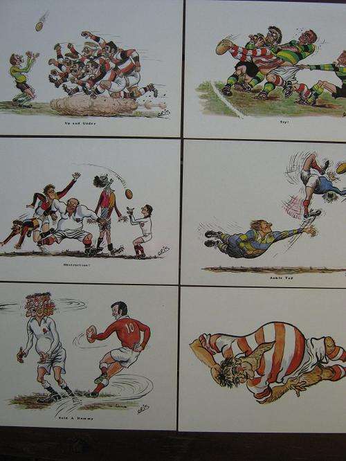 6 RUGBY PRINTS by CRIS