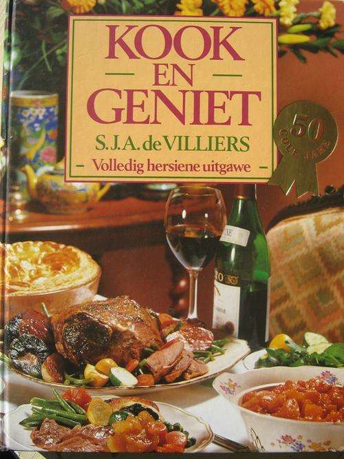 KOOK EN GENIET. S.J.A. de Villiers. Volledig hersiene uitgawe