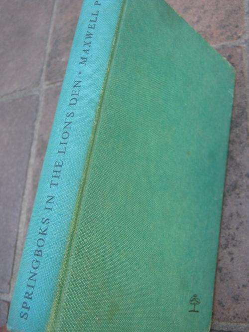 Springboks in the Lion's Den. 1960-61 SPRINGBOK RUGBY TOUR TO BRITAIN AND FRANCE. By Maxwell Price