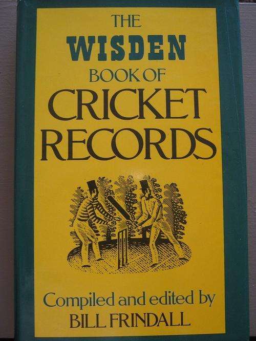The WISDEN Book of CRICKET RECORDS. Bill Frindall