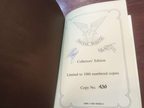 SELOUS SCOUTS - BY RON REID DALY - SIGNED NUMBERED COLLECTORS' EDITION - IN SLIPCASE