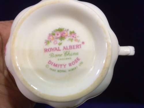 ROYAL ALBERT 'DIMITY ROSE' TRIO