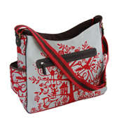NAPPY BAG -  JUST GORGEOUS- highest quality and beautiful! 'RED TREE' ONLY R25 shipping charge!
