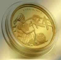 Actual Mintage 318 Rare Cultural Series The Bapedi People.Serial Number 0034 24 Carat Gold