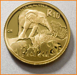 Limited Edition 2008 Natura Series.. The Elephant..24 Carat Solid Gold . Only 763 Minted