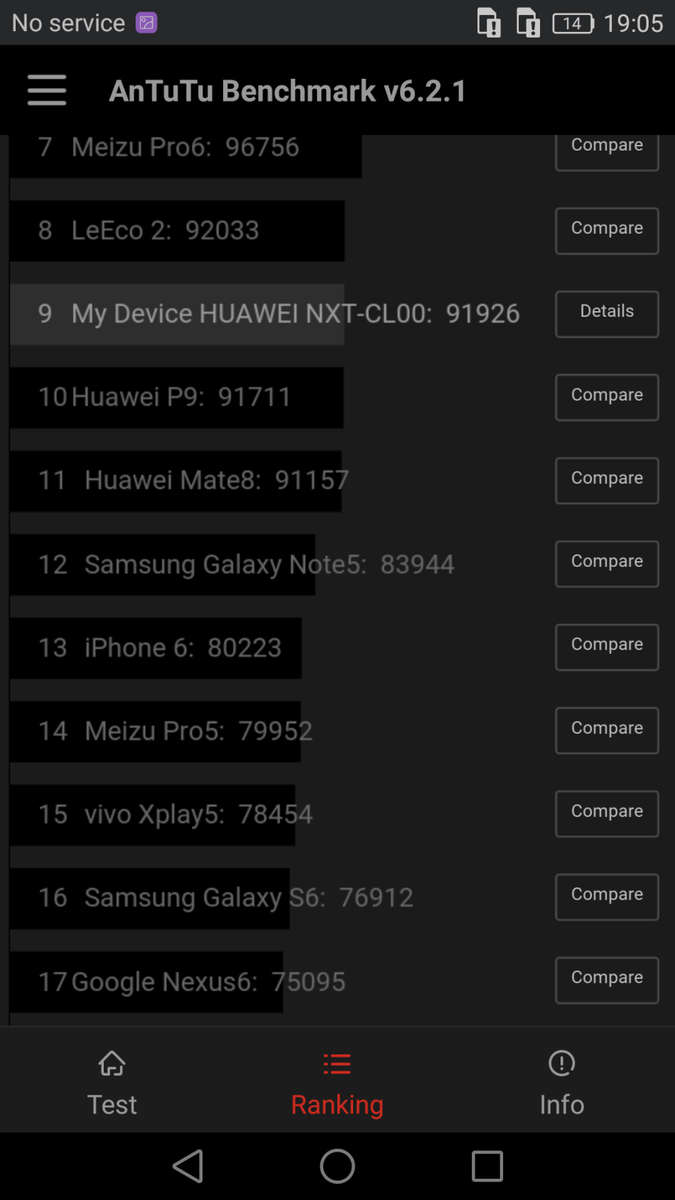 Huawei Mate 8 NXT - CL00 32GB ROM 3GB RAM 16MP