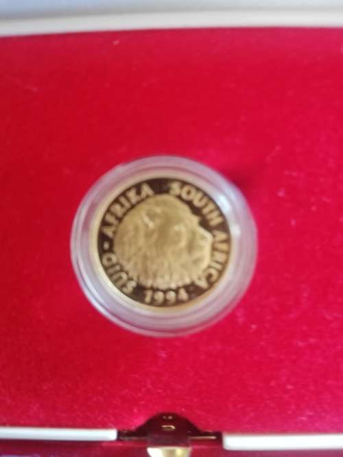 Natura 1994 Lion 1/10oz proof 24ct gold