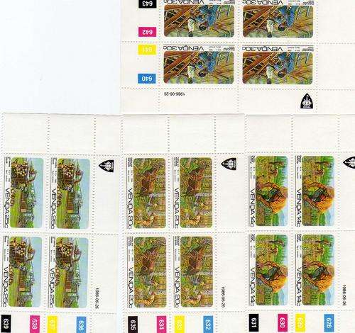 Venda Control Blocks - Forestry. SACC 143-146. Mint