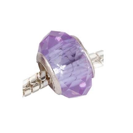 New Glass Bead for Pandora Style/European Bracelet - Lilac