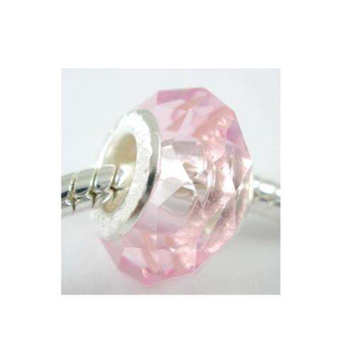 New Glass Bead for Pandora Style/European Bracelet - Light Pink