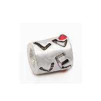 925 silver bead charm fit most Euro bracelets - Love