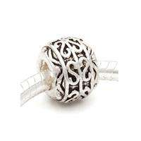925 silver bead charm fit for Pandora Chamilia - Pattern