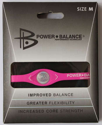 POWER BALANCE BRACELET 19CM (M)  PINK