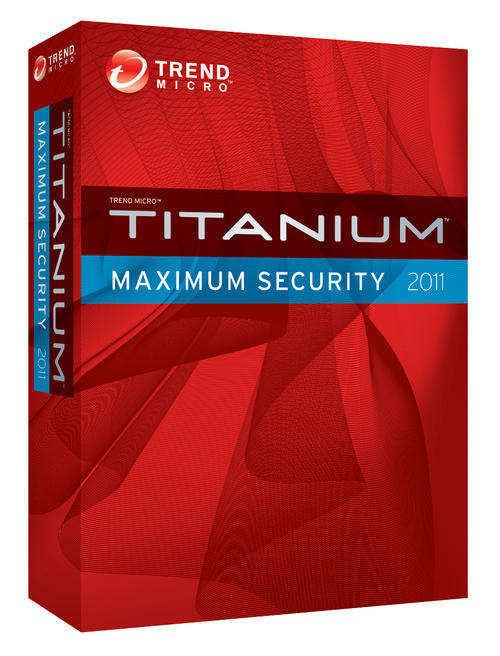 Trend Micro Titanium Maximum Security 2011 1 year 3 PCs