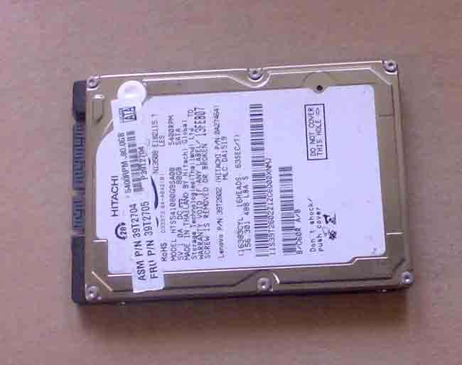 Hitachi 80GB SATA 2.5" HDD