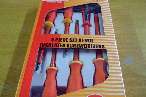 6 PIECE INSULATED SCREWDRIVERS