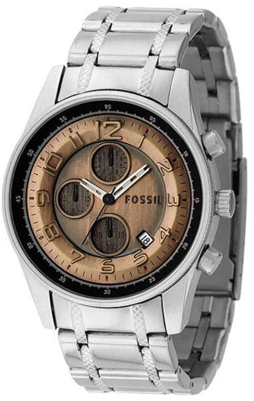 Fossil Gents Chronograph Rose Gold Dial Watch Watch Model: JR9938   R1899