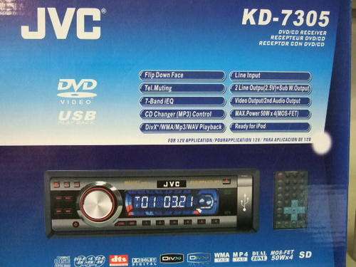 JVC KD7305 DVD/MP3