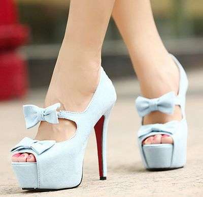 High heel Peep toe Pumps  13,5cm  (Size 2 - 6)   While stock last