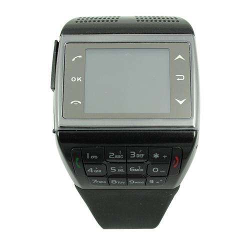 V6 Touch FM Bluetooth Watch Phone Black