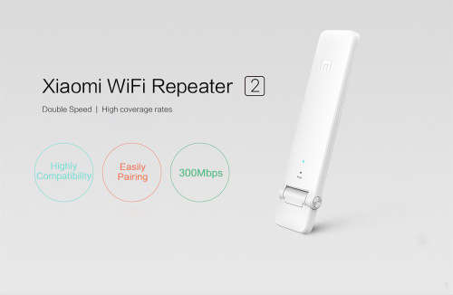 Xiaomi WIFI Amplifier 2 Repeater 300Mbps Universal Wireless WIFI Extender Antenna Signal Amplifier -