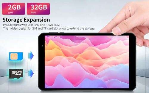 BLACK FRIDAY SPECIAL!!!Teclast P80X 2G RAM 32G ROM WI-FI 4G LTE 8 Inch Android Tablet