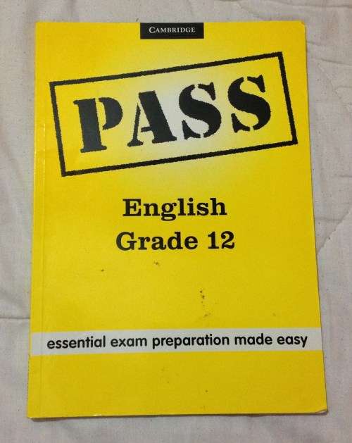 Pass English Study Guide Grade 12